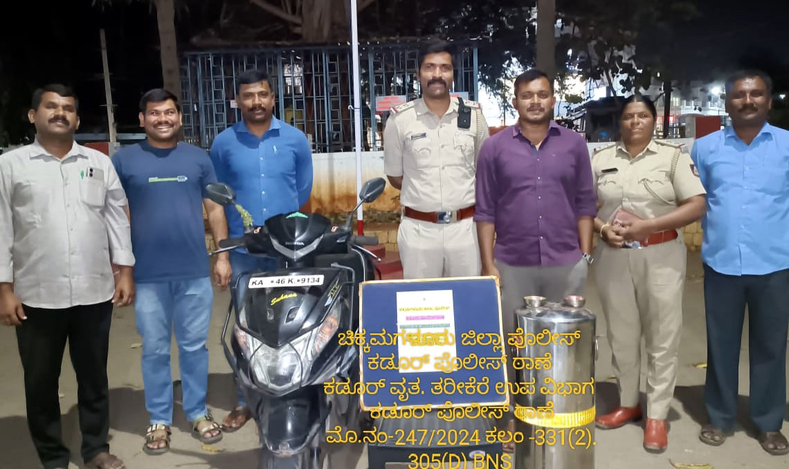 ದೇವಾಲಯಗಳಲ್ಲಿ ಕಳವು ವ್ಯಕ್ತಿ ಸೆರೆ: ೧ ಲಕ್ಷ ರೂ.ವಶ