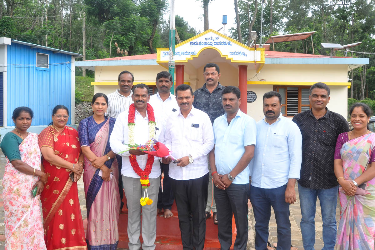 ದಾಸರಹಳ್ಳಿ ಗ್ರಾ.ಪಂ ಅಧ್ಯಕ್ಷರಾಗಿ ಟಿ.ಎಸ್. ಶಿವೇಗೌಡ ಅವಿರೋಧ ಆಯ್ಕೆ