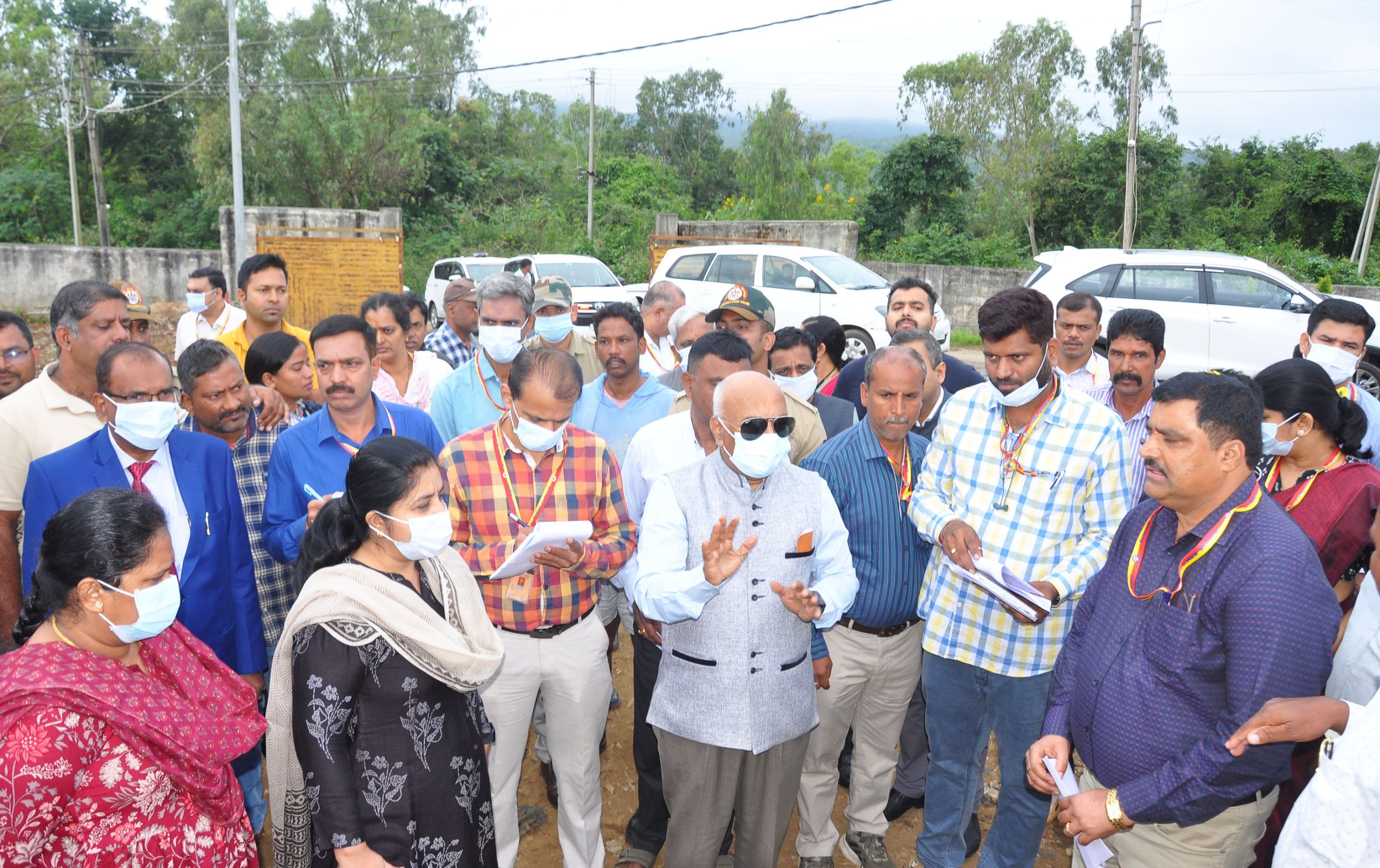 ನಗರದ ವಿವಿಧ ಭಾಗಗಳಿಗೆ ಉಪಲೋಕಾಯುಕ್ತರ ಭೇಟಿ-ಪರಿಶೀಲನೆ