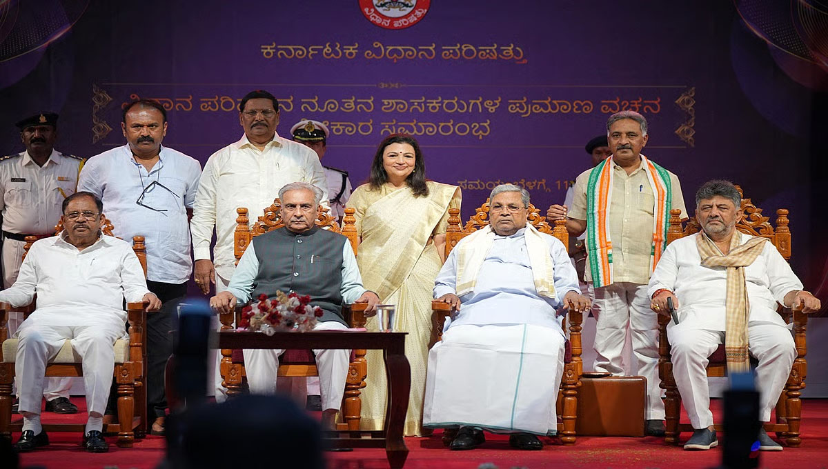 ವಿಧಾನ ಪರಿಷತ್ತಿಗೆ ನೂತನ ಸದಸ್ಯೆಯಾಗಿ ಡಾ. ಆರತಿ ಕೃಷ್ಣ ಪಮಾಣ ವಚನ